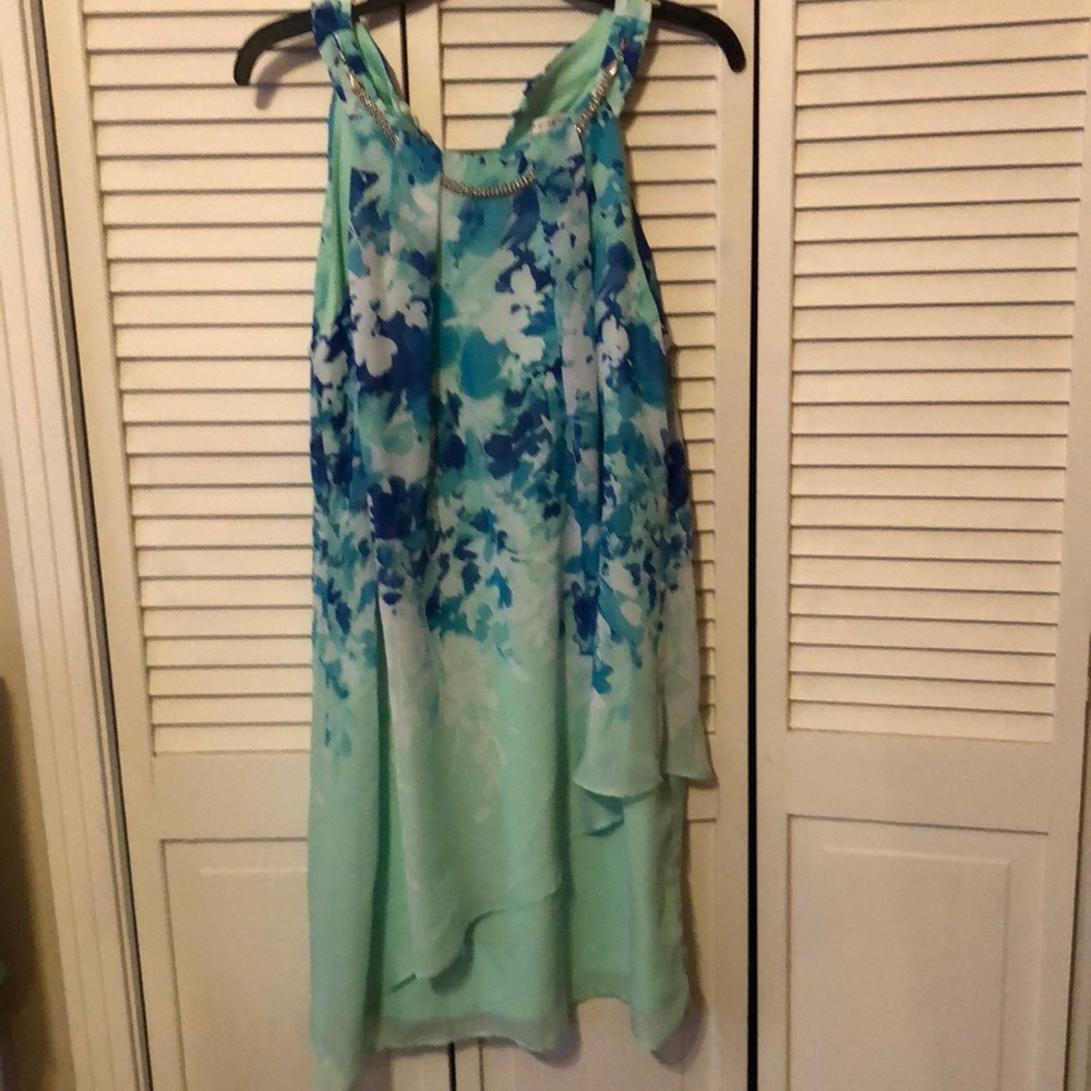 Mint green dress